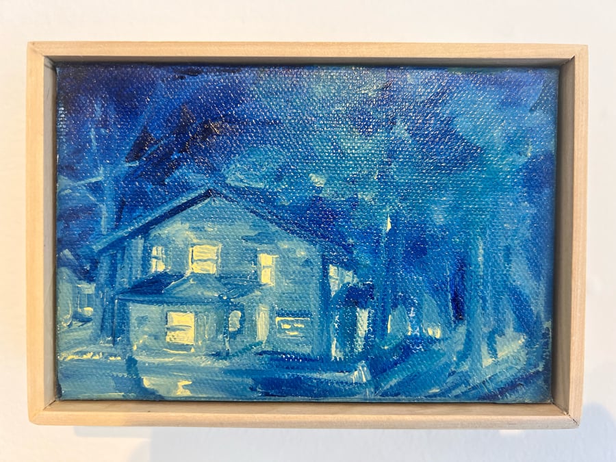 Image of Nighttime in Blue- Lila Mosberger