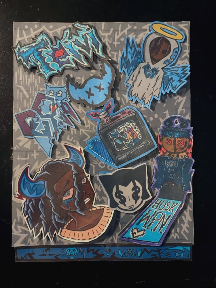 Image of Faded Angels "Teivi" Sticker Pack