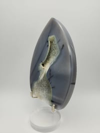 Image 2 of 1.1lb Agate Druzy Crystal Slice 