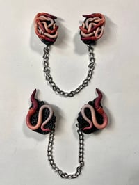 Image 1 of Worm Sweater & Collar clips