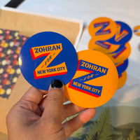 Zohran Mamdani for NYC sticker