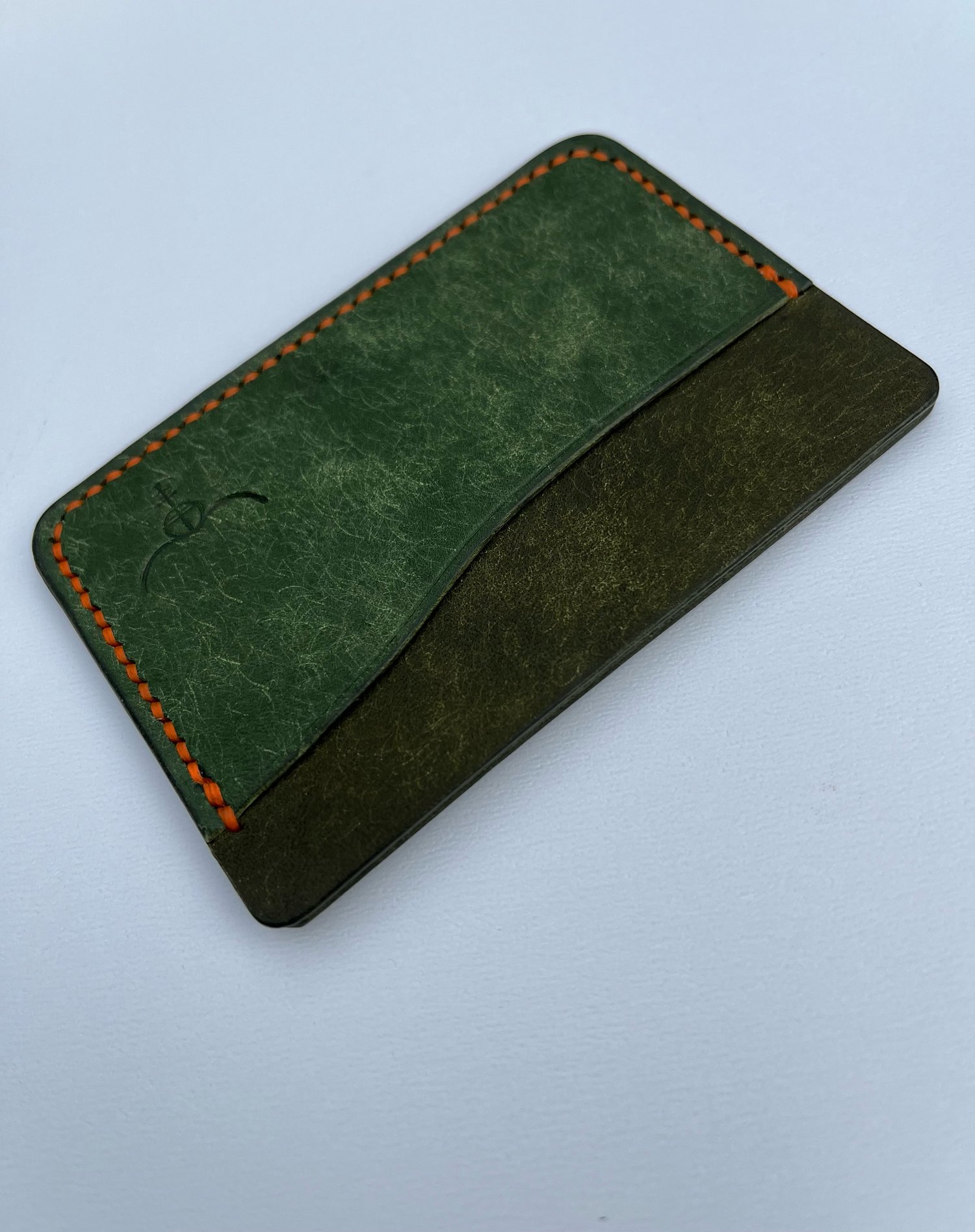 Image of Olive/Emerald Pueblo Horizontal Cardholder 