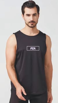 Image 1 of Black Mesh Box Logo Tank