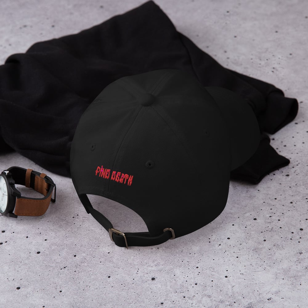 Image of Red label Dad hat