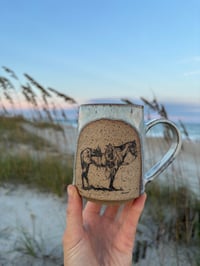 Image 1 of Light blue western pony