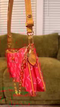 Image 4 of Pink Pochette Liv Monogram bag 