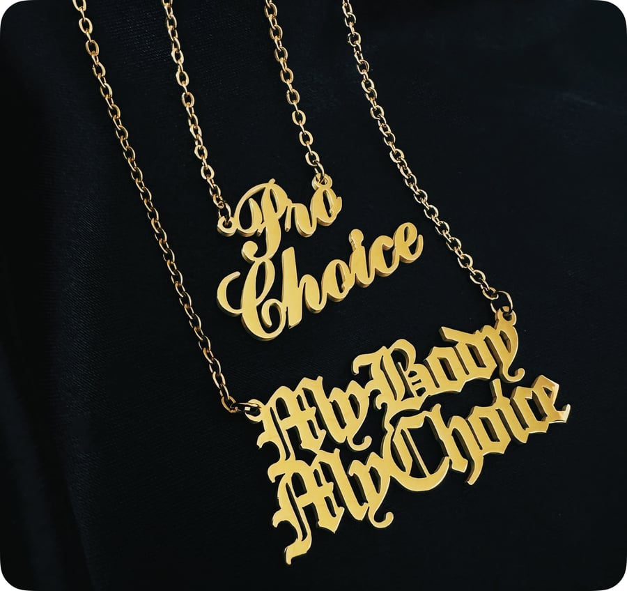 Image of Pro-Choice Necklaces