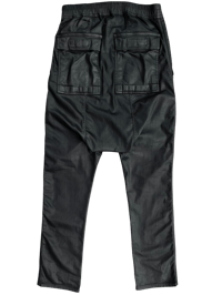 Image 2 of '19 Rick Owens DRKSHDW Waxed Cotton Pod Pants - 32