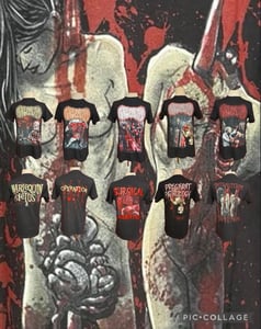 Image of Officially Licensed Paediatrician Discography Cover Art Shirts!!