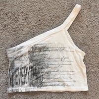 Image 2 of One shoulder collage top