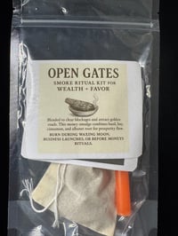 Image 2 of 💵 2. OPEN GATES — Money Drawing & Opportunity Smudge Kit