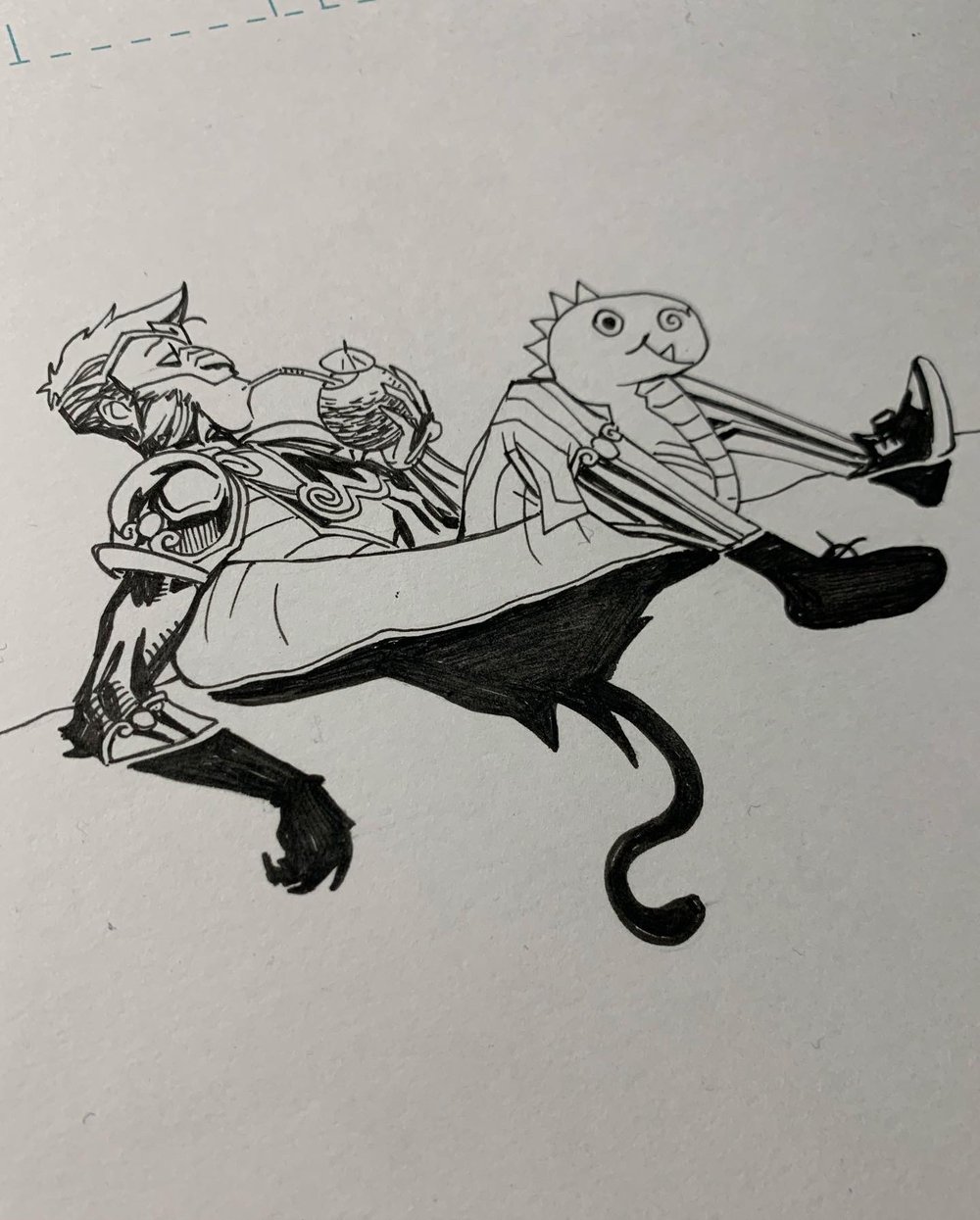 Image of MONKEY PRINCE #5 COVER original art