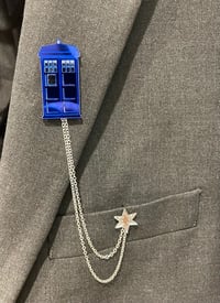 Image 1 of TARDIS Lapel Pin Set