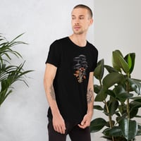 Image 8 of Black Fungus Mycology Inspired Colorful Unisex t-shirt