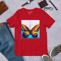 Image 2 of Short-Sleeve Glam Butterfly T-shirt 