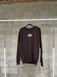 Image 4 of Embroidered Sweatshirt - Brown