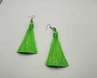 Image 3 of Long tassle earrings (light edition)