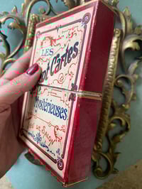 Image 2 of Le Jeu des 7 cartes mystérieuses, ancien jeu de devinettes du XIXème siècle, Complet! 