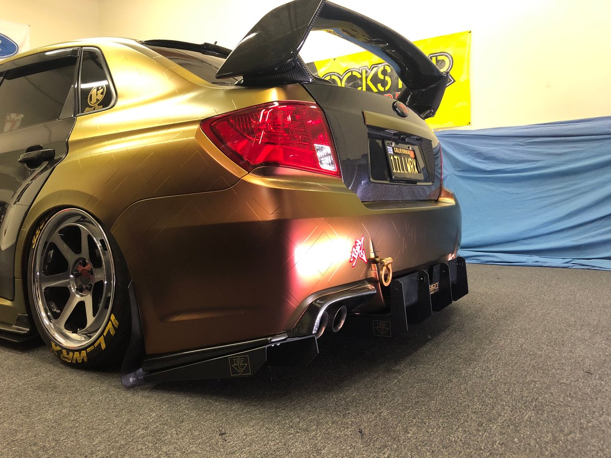 DownForceSolutions — 2011-2014 Subaru WRX / STi “V2” rear diffuser