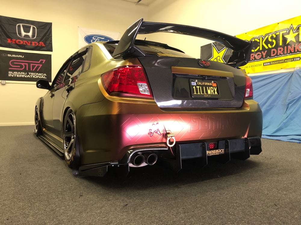 DownForceSolutions — 2011-2014 Subaru WRX / STi “V2” rear diffuser
