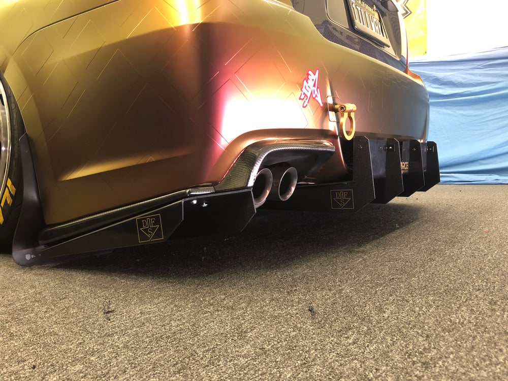 DownForceSolutions — 2011-2014 Subaru WRX / STi “V2” rear diffuser