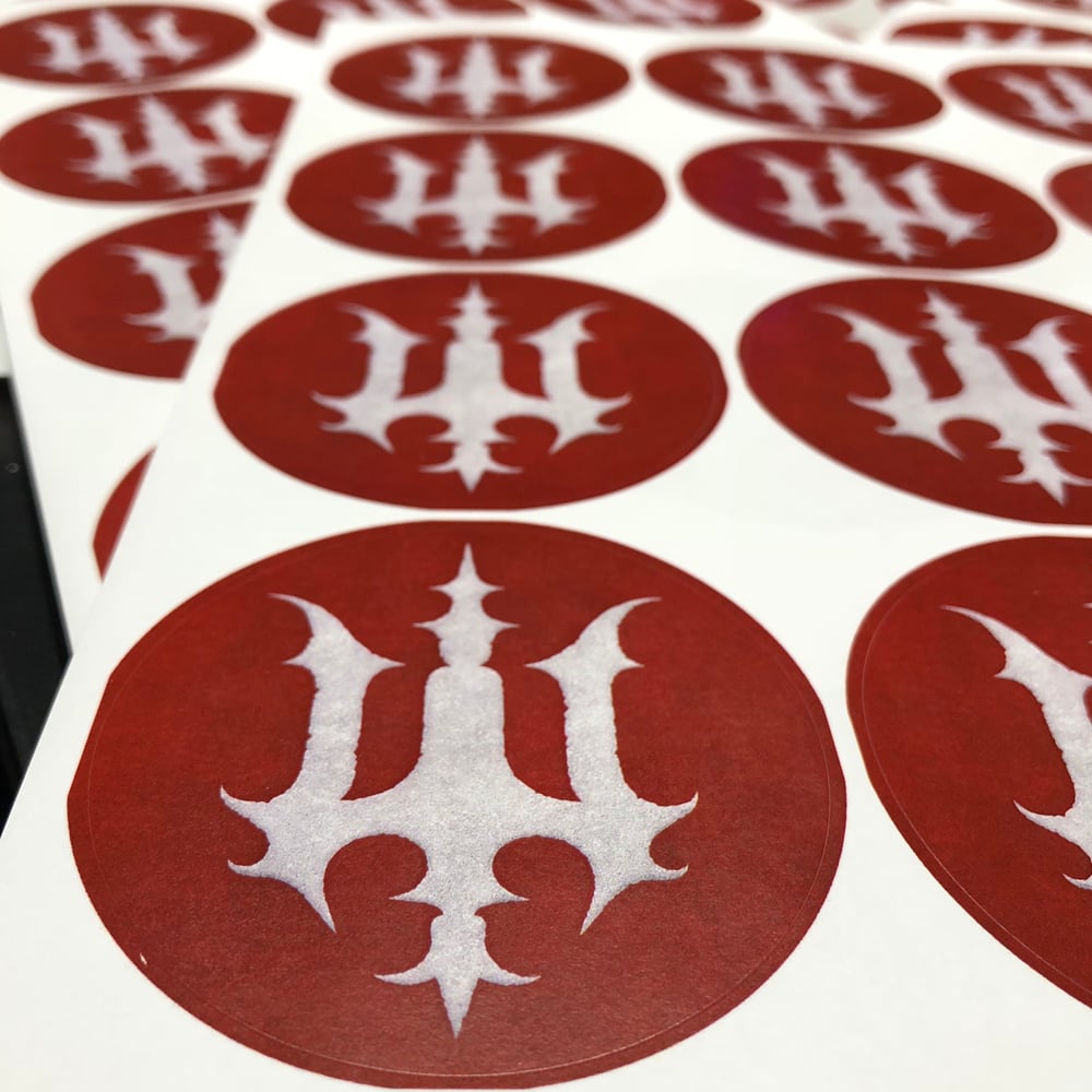 Image of Red Bookey Records Sticker