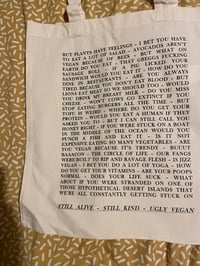 Ugly Vegan tote!