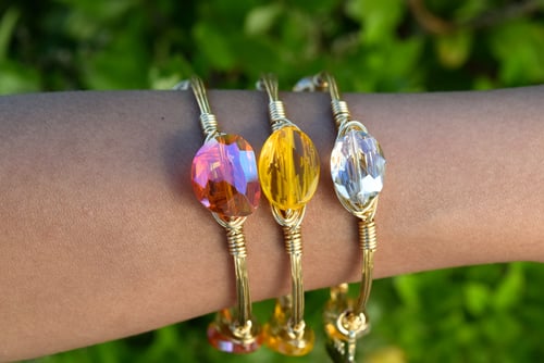 Image of Marigold Crystal bangle