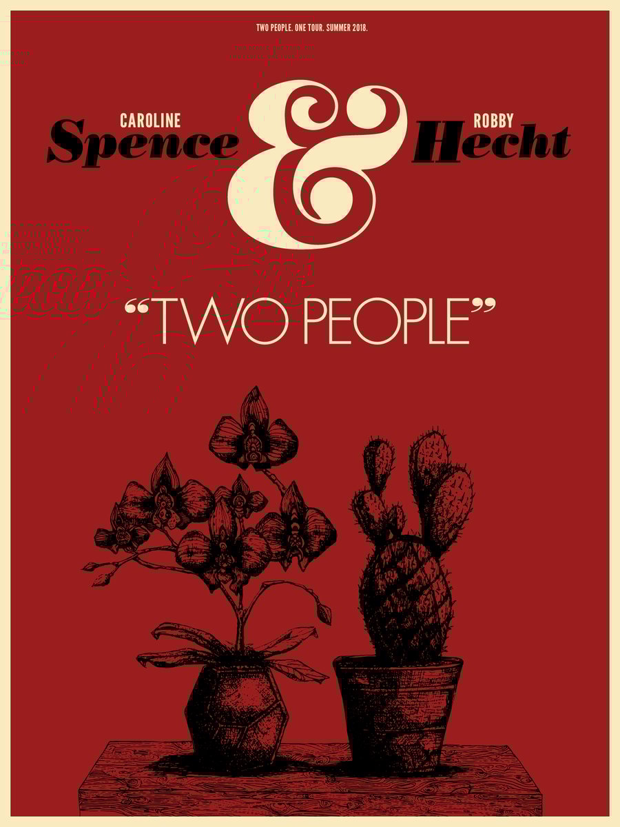 Silk Screen Tour Poster carolineandrobby