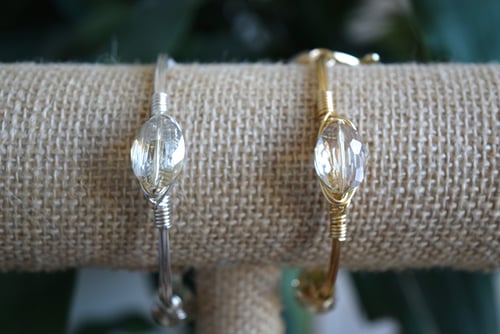 Image of Petite Clear Crystal bangle