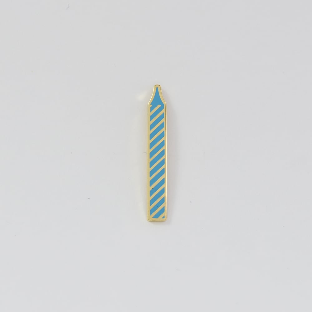 Image of Blue Candle Pin