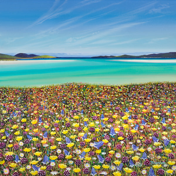 Image of Luskentyre harebells print ALL SIZES