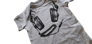 Image of Headphones ) Infant Fine Jersey Bodysuit