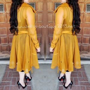 Image of Mustard Couture Coat 