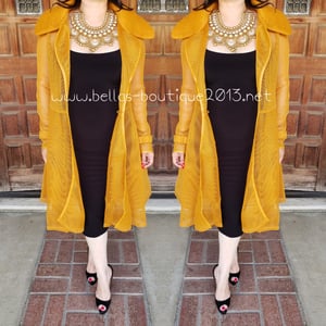 Image of Mustard Couture Coat 