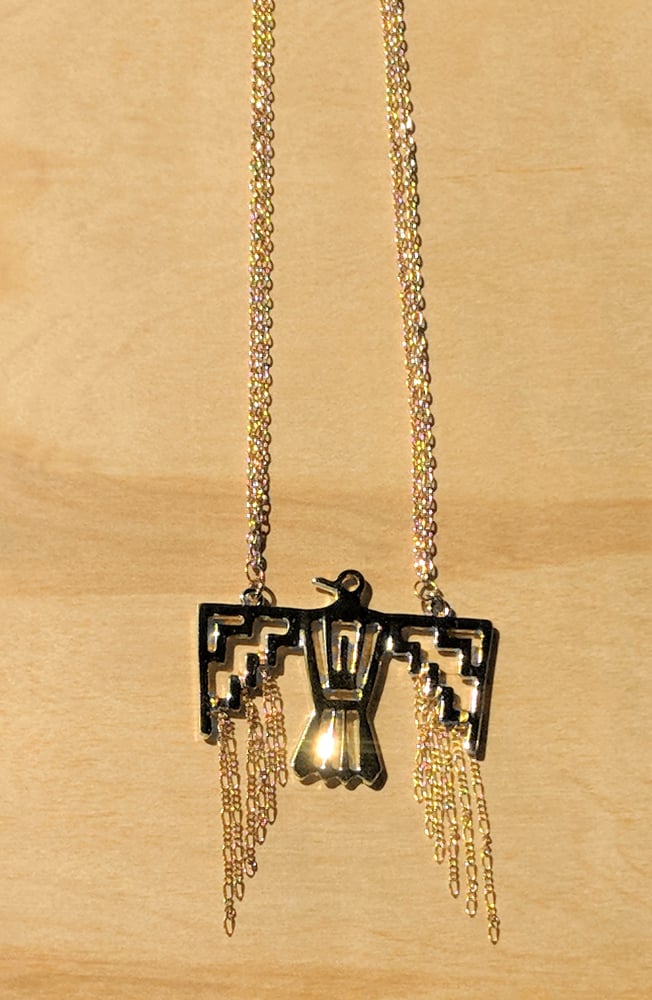 Image of Golden Sun Falcon Necklace