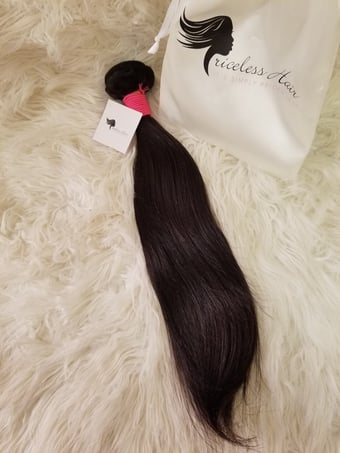 Image of Malaysian straight virgin hair bundle