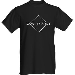 Image of Courtyards Logo Tee Black