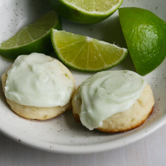 Image of Frosted Lime Wafers - TWO DOZEN 