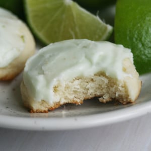 Image of Frosted Lime Wafers - TWO DOZEN 