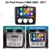 Image 1 of Ford Focus 2 Fiesta CarPlay Android Auto HeadUnit  Sat-Nav BT WIFI