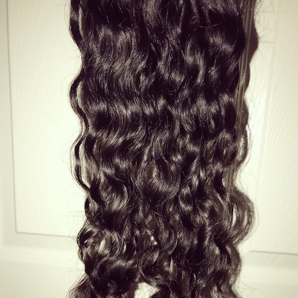 Image of Burmese wavy curly bundle deals