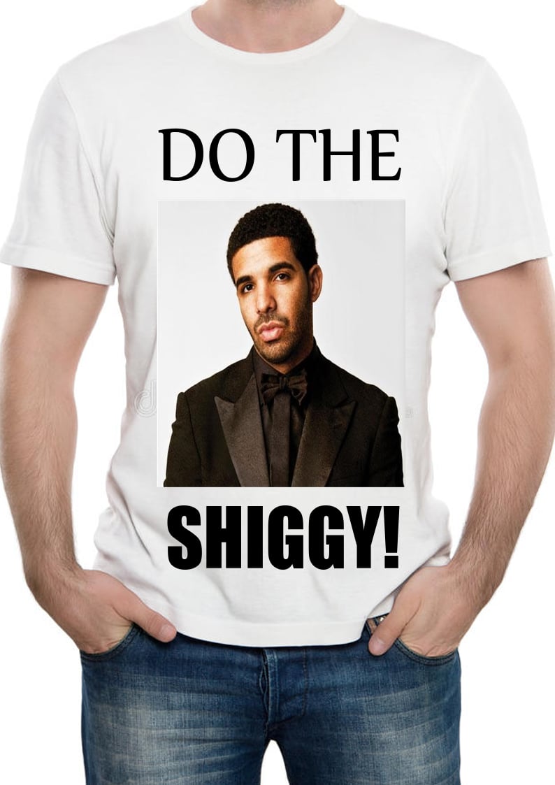 Image of Pre-Order The White Color "Do The Shiggy" Printed T-Shirt
