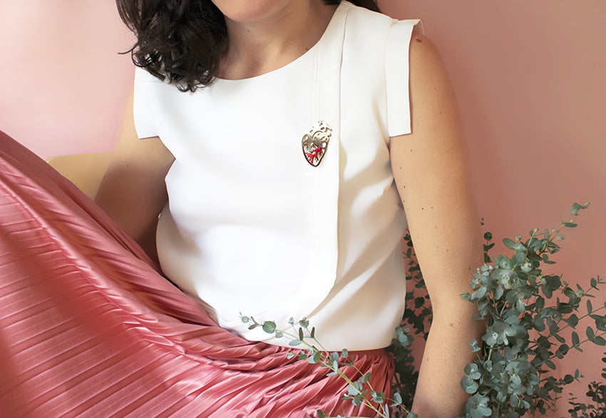 Image of COEUR BATTANT - PIN'S
