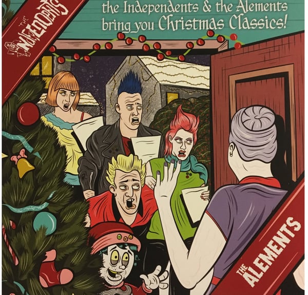 Image of THE INDEPENDENTS AND THE ALEMENTS SPLIT 7" "CHRISTMAS CLASSICS"