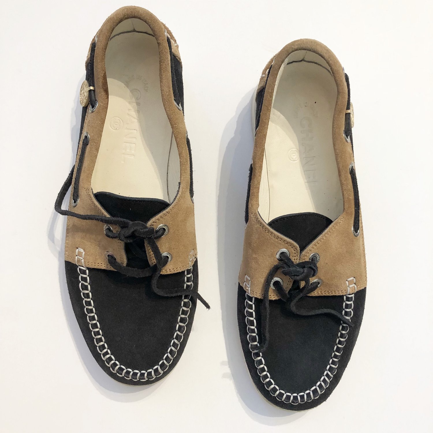 CHANEL MOCCASIN LOAFERS  Trunk Show Designer Consignment