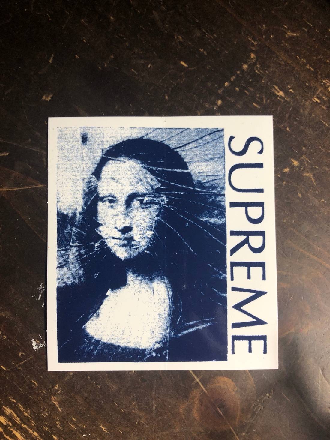 Supreme Mona Lisa Sticker