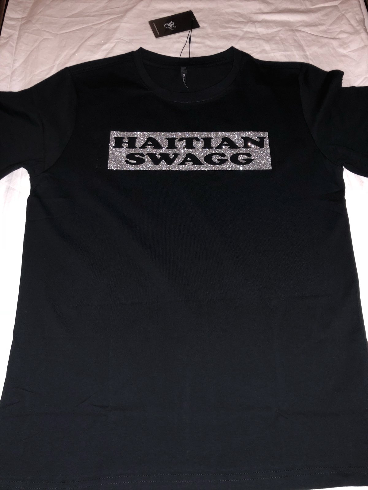 Image of Black and silver Haitian Swagg