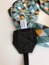 Cute Scarf Cross Body Camera Strap For Women Soft Knit Designer Fabric | Sea Breeze Teal