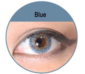 Image of “BLUE” contact lens